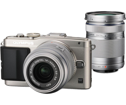 Aparat Olympus E-PL6 Silver +14-42 II R+40-150